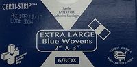 Adhesive Bandages 6/Box - Xtra Large - BMD -Blue Metal Detectable 507-019