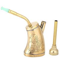 Water Smoke Pipe, Elegant and Portable Exquisite Style Water Smoke Pipe Handheld Men Cigarette Bottle Holder Gift for Father or Husband - 7.7 3.7 1.2in