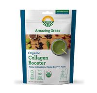 Amazing Grass Vegan Collagen Booster: Plant based Collagen Support Smoothie Booster with Amla, Schisandra & Maqui Berry, 30 Servings