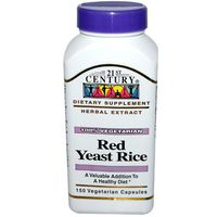 Red Yeast Rice Extract 150 Veg Caps by 21st Century
