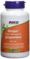Ginger Root - 550 mg - 100 capsules - ZIN: 405482