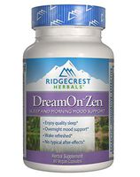 RidgeCrest Herbals DreamOn Zen, Sleep and Morning Mood Support, 60 Vegetarian Capsules