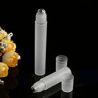 wsloftyGYd 5ml/10ml Empty Roll On Stainless Steel Roller Ball Liquids Oil Perfume Bottle 10ml