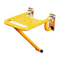 XH Wall-Mounted Bathroom Foldable Seat, Stainless Steel Non-Slip Nylon Shower, Suitable for The Elderly, The Third Bathroom Stool, Can Bear 300lb