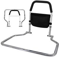 [Upgrades]IBAMA Foldable Bed Rail for Elderly Adults, Bedside Handrail Bedroom Safety Fall Prevention for Seniors, Patients, Pregnant-Available for Most of Sizes of Bed(with Storage Pouch Bag)