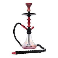 BYO Hookah Nebula Aluminum Hookah Shisha (Red)