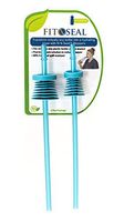 Fit N Seal Hydrate Straw Bottle Universal Seal - Spill Proof Straw Top and Seal for Active Adults Drinking Water, Juice or Sports Drink - Reusable, No BPA, Non-Leak Perfect for Office & Travel
