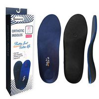 AJ Story Shoe Inserts for Plantar Fasciitis Full-Length Orthotic Insoles for Men Effective Arch Support for Flat Feet Pronation Pain Relief