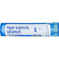 Boiron, Single Remedies Hepar Sulphuris Calcareum, 6C, Approx 80 Pellets