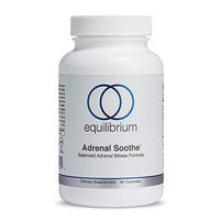 Adrenal Soothe | Stress and Anxiety Relief | Improves Mood, Panic Attack Relief, Relaxation | Ashwagandha, Rhodiola Rosea, L-Theanine | Herbal Adrenal Support, 90 caps | Equilibrium Nutrition