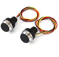 Motorcycle Bar End LED Water Proof Turn Signal Lights (Left+Right)