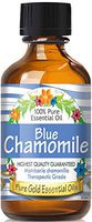 Pure Gold Blue Chamomile Essential Oil, 100% Natural & Undiluted, 60ml