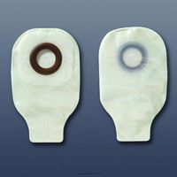 Karaya 5™ Drainable Pouch with Belt Tabs-Flange: 2" (51 mm) Pre-Cut: 1 1/2" (38 mm) Length: 9" Style: Drainable - UOM = Box of 30