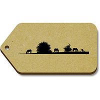 Azeeda 10 x 'Safari Silhouette' 66mm x 34mm Gift Tags (TG00001773)