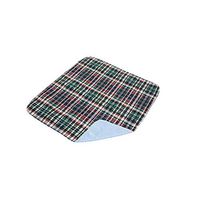 Essential Medical Supply Quik-Sorb Reusable Underpad 34"x36" Plaid - 1 ea, Pack of 2