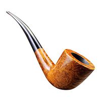 Handmade Wooden Pipes, Curved Classic Tobacco Pipes, Filtered Men's Smoking Gifts