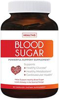Blood Sugar Support Supplement - Helps with Blood Glucose & Weight Loss - Natural Herb Health Level Formula - 60 Capsule Pills - High Amounts of Cinnamon Bark Powder