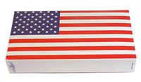The Joy of Light Designer Matches USA American Flag Embossed 4" Collectible Matchbox
