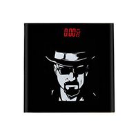 W-ONLY YOU-J Digital Bathroom Scale / Electronic Weighing Scale - Ultra Slim 0.6 CM LCD Backlight Display 180kg Weighing Scales Elegant Black Electronic Gift Scale