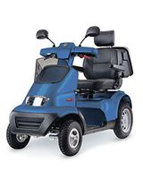 Afikim - Afiscooter S4 - Full Size Mobility Scooter - 4-Wheel - Blue
