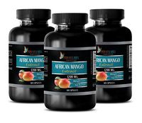 Weight Loss for Women Belly Fat - African Mango Extract 1200 MG - African Mango Slender - 3 Bottles (180 Capsules)