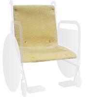 Eurow® Sheepskin Wheelchair Full Seat Cover - Champagne