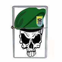 Wind Proof Dual Torch Refillable Lighter Skull-103