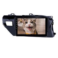 HD Touchscreen 10.1 inch Android 8.1 Radio for Toyota Hilux 2016-2018 RHD Bluetooth GPS Navi Head Unit Steering Wheel Control 3G WiFi Mirror Link