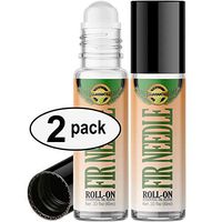 Fir Needle Roll On Essential Oil Rollerball (2 Pack - Pure FIR Needle Oil) Pre-diluted with Glass Roller Ball for Aromatherapy, Kids, Children, Adults Topical Skin Application - 10ml Bottle