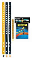 Wrap N Strap 918 SP1A - 2 black 18", 1 yellow 18", 1 red 6"