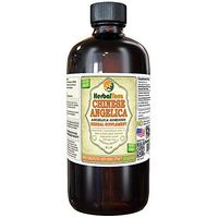 Angelica Chinese (Angelica Sinensis) Tincture, Organic Dried Root Liquid Extract (Brand Name: HerbalTerra, Proudly Made in USA) 32 fl.oz (0.95 l)