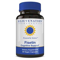 Rejuvenation Therapeutics - Fisetin | Antioxidant | Anti-Inflammatory | Dietary Flavonoid | Non-GMO, Vegan, Gluten-Free, Soy-Free, 100 mg, 30 Veggie Caps