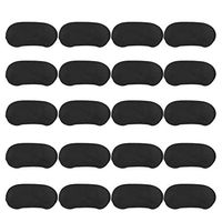 Ahoney Eye Mask Shade Cover, 20 Pack Blindfold Travel Sleep Mask Night Sleeping Cover with Nose Pad, Light Guide Relax Cover Black
