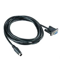 Washinglee USB PLC Programming Cable DB9 Programming Cable for PLC 1000 1100 1200 1400 1500 Series, for 1761-CBL-PM02 Replacement, 6 FT, 3 Options (DB9-8PIN Black)