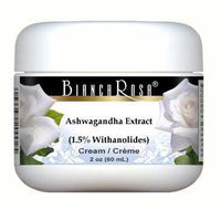 Ashwagandha (Indian Ginseng) Extract (1.5% Withanolides) Cream (2 oz, ZIN: 514068)