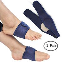 Gel Compression Arch Support Sleeves, Reusable Arch Support Pad with Comfort Gel Cushions, Women Men Foot Care Shoe Insert for Flat Foot Pain Relief Plantar Fasciitis Support Cushion and Heel Spurs