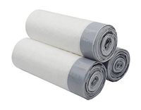 Besli 5.3 Gallons Drawstring Strong Trash Bag Garbage Bag (90 Count, White)