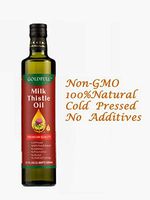 Goldfull Milk Thistle Oil,100% Pure Natural GMO Free Non GMO Extra Virgin First Cold Pressed Milk Thistle Seed Oil,Silybum Marianum Oil,Vegetable Oil Cooking Oil 17 FL.OZ 500ml