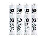 Kruta Rechargeable AA Batteries(8 Counts), 1.2V 800mAh NiCd AA Solar Rechargeable Batteries Pack for Solar Lights Solar Lamp, Garden Lights, Yard Light, Remotes