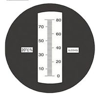 Sinotech Hand Held New Design N-style Alcohol Tester Wine Refractometer Test 0-80%w/w Rhwn-80atc