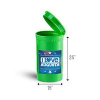 I Love Augusta City United States First Aid Case Pill Container ID 7447G