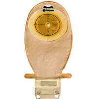 Coloplast SenSura - 1-Pc. Drainable Pouch Wide Outlet 11-1/2"L Transparent -Cut-to-Fit Flat Skin Barrier 3/8" to 3"Stoma