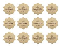 IMagicoo 480 Lovely Cute"Handmade" Label Seal Sticker Handmade Bakery Decorative Sticker (Style-1)