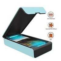 UV Cell Phone Sanitizer, Portable Multi-Function Ultraviolet Smart Phone Disinfection Box, Aromatherapy Function Disinfector, Phone Toothbrush, Jewelry, Watches, Glasses Cleaner Case