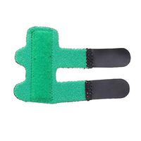 HEALLILY Trigger Finger Splint Breathable Mallet Finger Brace Support Protector for Broken Finger Tendon Pain Relief - Green