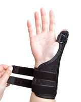 Thumb Splint for Tendonitis with Built-in Splint for Arthritis, Carpal Tunnel and Sprains. Anti-inflammatory, Natural Pain Relief for Thumbs, Fully Adjustable