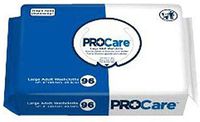 Procare Adult Washcloth Soft Pack, 12" x 8" (4 Pack of 96)