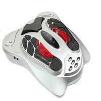 RUIXFFO Foot Circulation Massager, 99 Kinds of electromagnetic Wave Intensity,50 Massage Modes, Remote Control, May Help Improves Blood Circulation