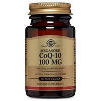 Solgar Megasorb CoQ-10 Softgels, 100 Mg, 30 Count