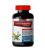 Liver Tonic Herbs - Liver Cleanse & Detox - Extra Strength Formula - Milk Thistle and Dandelion Extract - 1 Bottle 90 Capsules